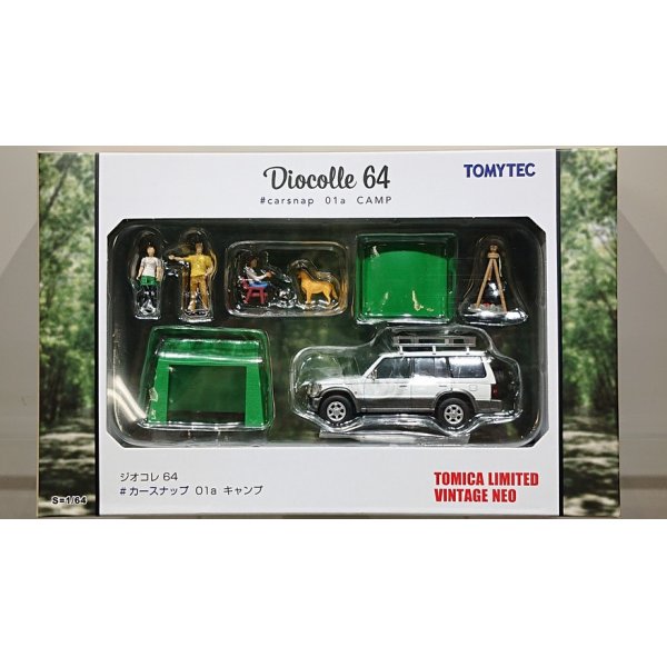 画像1: TOMYTEC 1/64 Diorama Collection 64 "# Car Snap" 01a Camp