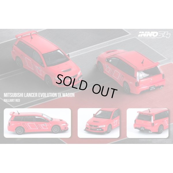 画像5: INNO Models 1/64 Mitsubishi Lancer Evolution IX Wagon 2005 Ralliart Red