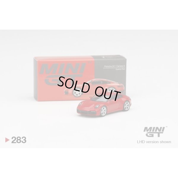 画像1: MINI GT 1/64 Porsche 911 (992) Carrera S Guards Red (RHD)