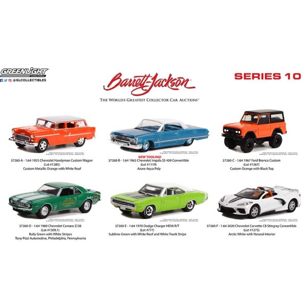 画像1: GREEN LiGHT 1/64 Barrett-Jackson "Scottsdale Edition" Series 10