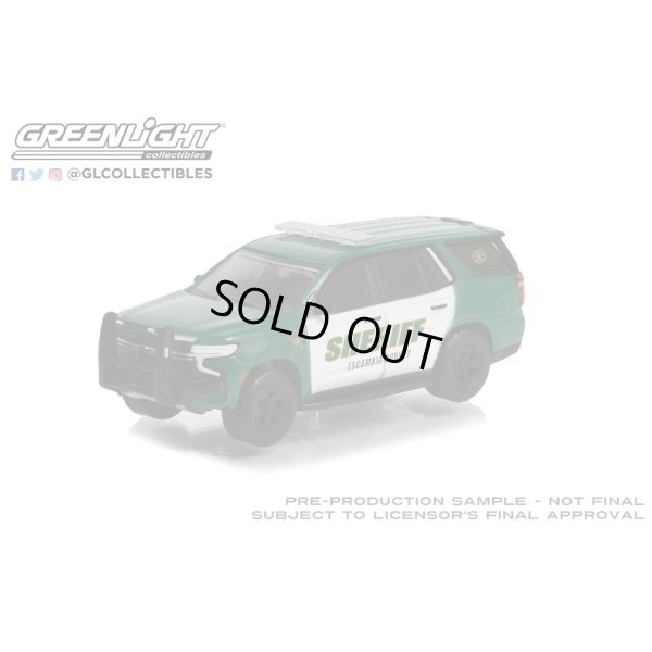 画像1: GREEN LiGHT EXCLUSIVE 1/64 Hot Pursuit - 2021 Chevrolet Tahoe (PPV) - Escambia County Sheriff, Pensacola, Florida