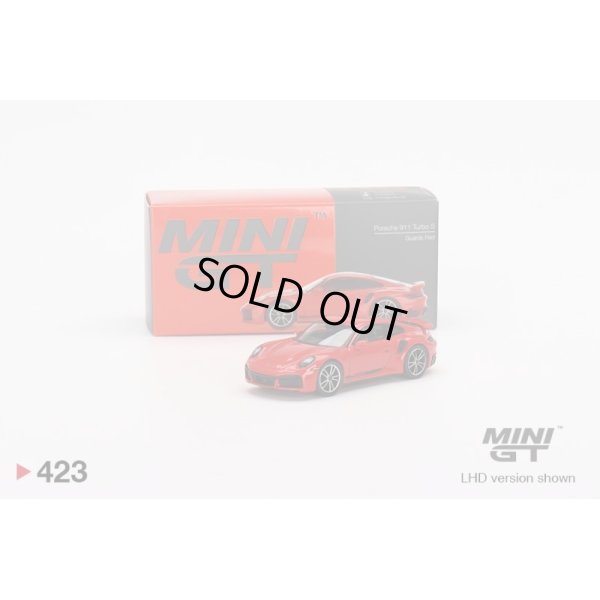 画像1: MINI GT 1/64 Porsche 911 Turbo S Guards Red (RHD)