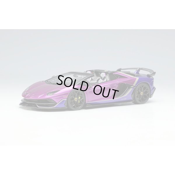 画像2: EIDOLON COLLECTION 1/43 Lamborghini Aventador SVJ Roadster 2020 Ad Personam 2 tone paint Viola Fineo / Viola Hestia Limited 150 pcs.