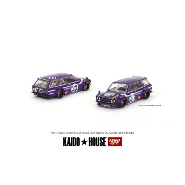 画像1: MINI GT 1/64 Datsun KAIDO 510 Wagon Carbon Fiber V1 (RHD)