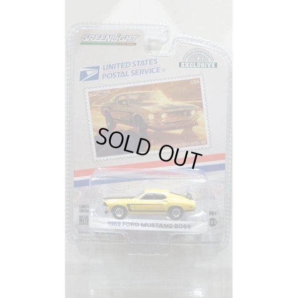 画像2: GREEN LiGHT EXCLUSIVE 1/64 1969 Ford Mustang Boss 302 (USPS): 2022 Pony Car Stamp Collection by Artist Tom Fritz