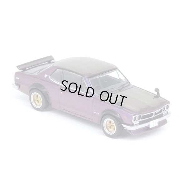 画像2: INNO Models 1/64 Nissan Skyline 2000 GT-R (KPGC10) Midnight Purple II