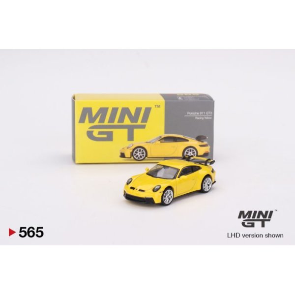 画像1: MINI GT 1/64 Porsche 911 (992) GT3 Racing Yellow (RHD)