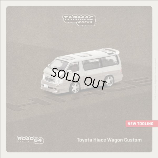 画像4: Tarmac Works 1/64 Toyota Hiace Wagon Custom Silver/Brown