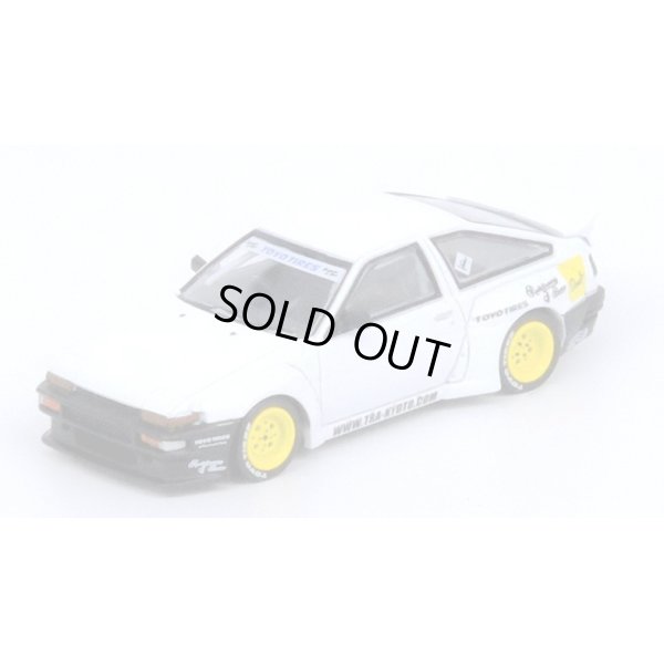 画像2: INNO Models 1/64 Toyota AE86 Sprinter Trueno Pandem / Rocket Bunny White