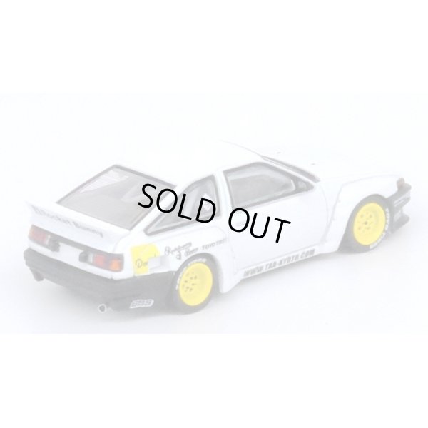 画像3: INNO Models 1/64 Toyota AE86 Sprinter Trueno Pandem / Rocket Bunny White