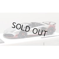 EIDOLON 1/43 Lamborghini Aventador SVJ Roadster 2020 2 tone paint Silver / Vino Rosso Limited 35 pcs.