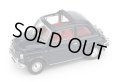 BRUMM 1/43 FIAT 500L 1968-1972 Open Blue Black Red Interior