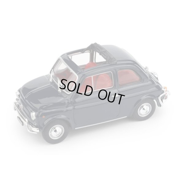 画像1: BRUMM 1/43 FIAT 500L 1968-1972 Open Blue Black Red Interior