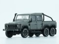 BM CREATIONS 1/64 Land Rover Defender 110 Pickup 2016 Dark Gray (RHD) 6x6 Accessory Pack