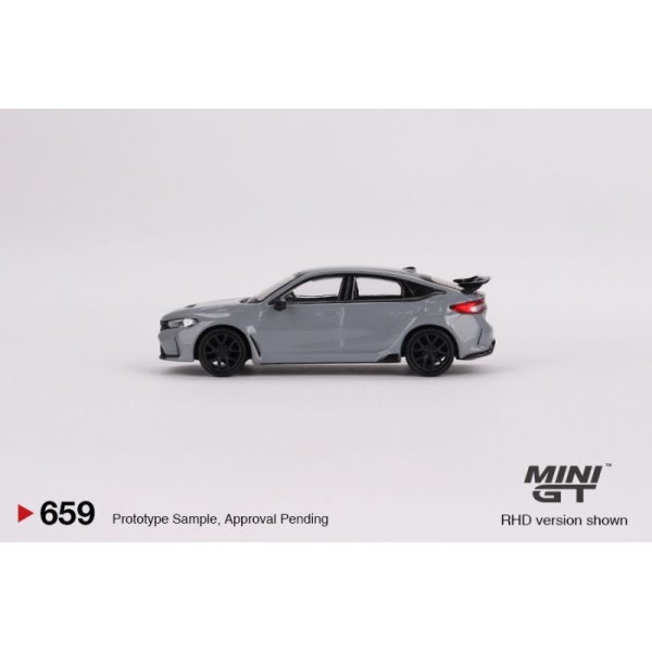 画像3: MINI GT 1/64 Honda Civic Type R 2023 Sonic Gray Pearl (RHD)