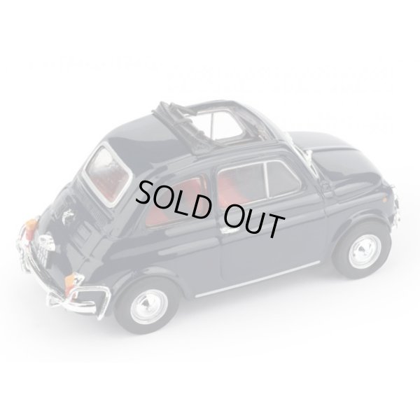 画像2: BRUMM 1/43 FIAT 500L 1968-1972 Open Blue Black Red Interior