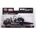 M2 Machines 1/64 1956 Ford COE & 1932 Ford 3 Window Coupe MOON Equipped Black
