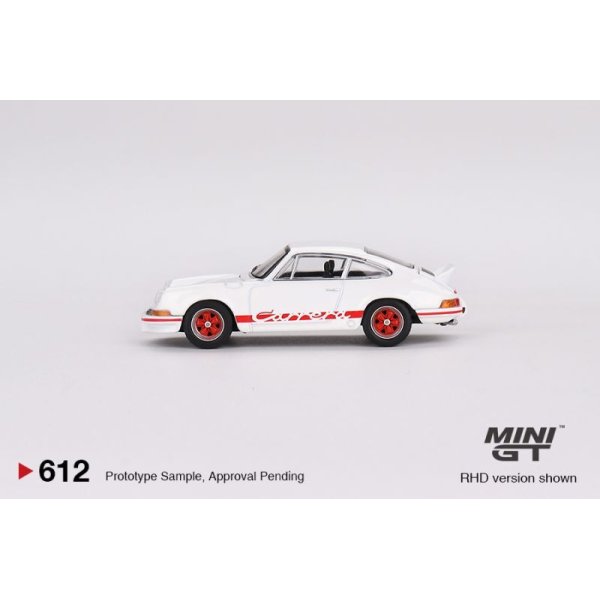 画像3: MINI GT 1/64 Porsche 911 Carrera RS 2.7 Grand Prix White/Red Livery (LHD)