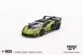 MINI GT 1/64 LB-Silhouette WORKS Lamborghini Aventador GT EVO Lime (RHD)