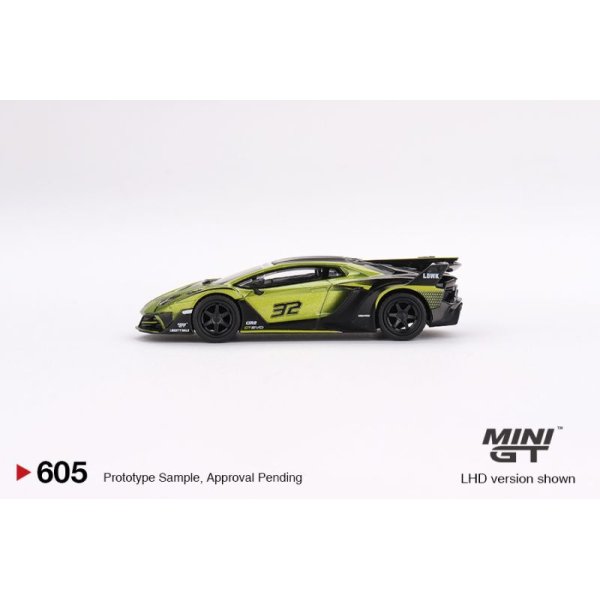 画像3: MINI GT 1/64 LB-Silhouette WORKS Lamborghini Aventador GT EVO Lime (RHD)
