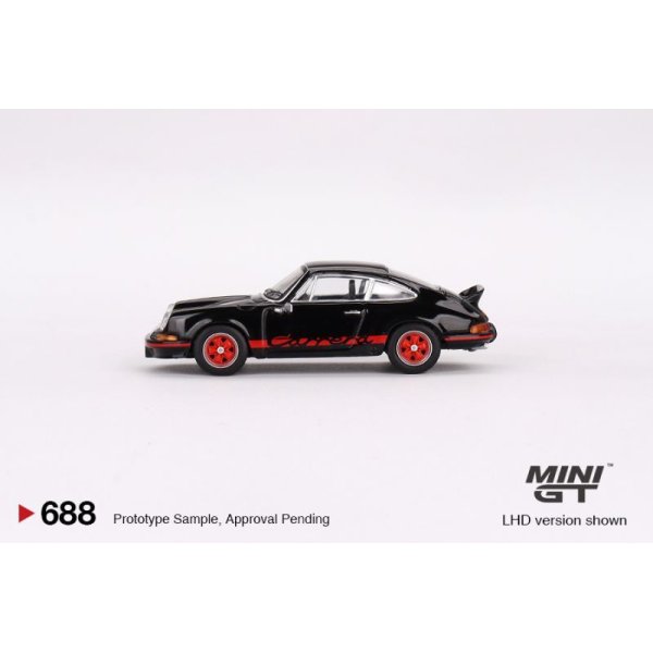 画像3: MINI GT 1/64 Porsche 911 Carrera RS 2.7 Black/Red Livery (LHD)