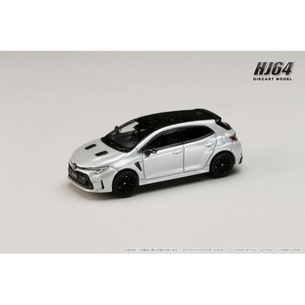 画像2: Hobby JAPAN 1/64 Toyota GR Corolla RZ Platinum White Pearl Mica