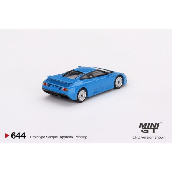 画像2: MINI GT 1/64 Bugatti EB110 GT Blue Bugatti (LHD)