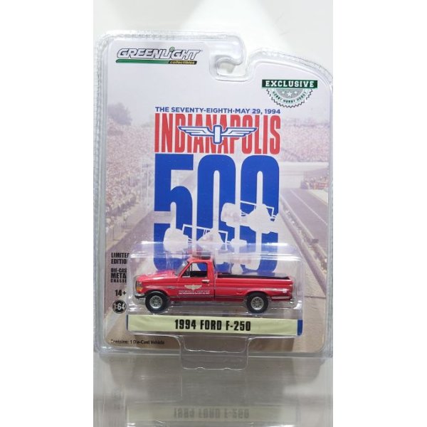 画像2: GREEN LiGHT EXCLUSIVE 1/64 1994 Ford F-250 - 78th Annual Indianapolis 500 Mile Race Official Truck - Red