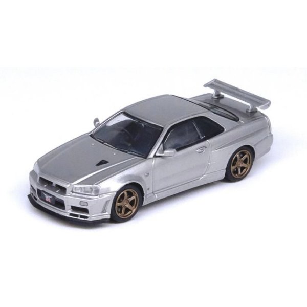 画像2: INNO Models 1/64 Nissan Skyline GT-R (R34) V-Spec II Silver