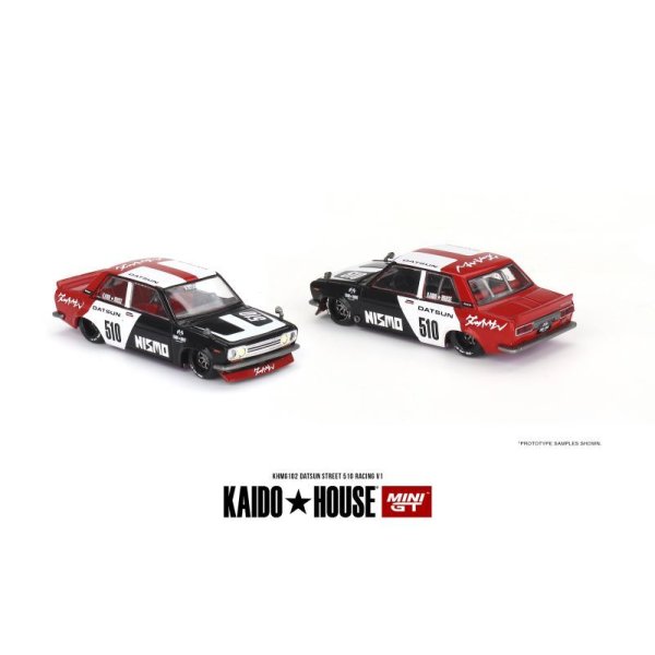 画像5: MINI GT 1/64 Datsun Street KAIDO 510 Racing V1 (LHD)