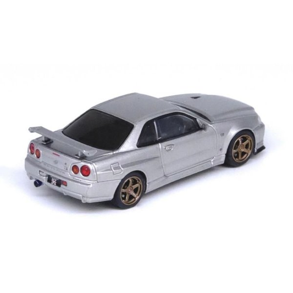 画像3: INNO Models 1/64 Nissan Skyline GT-R (R34) V-Spec II Silver