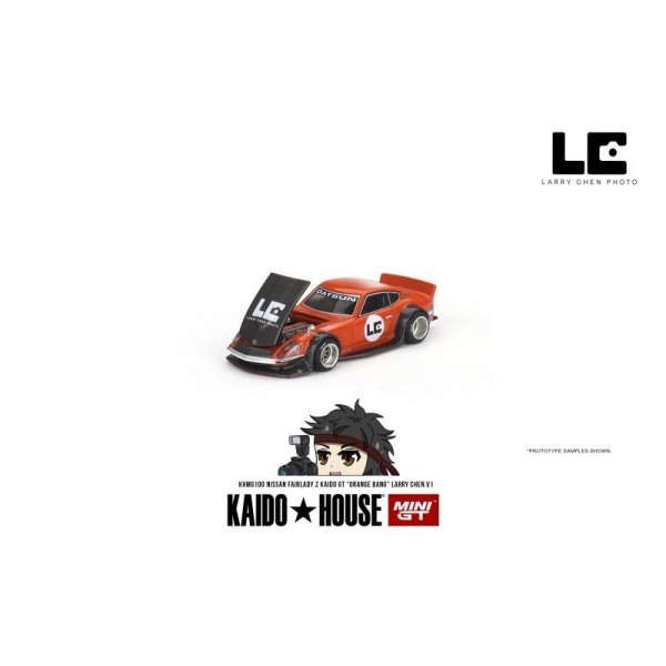 画像3: MINI GT 1/64 Nissan Fairlady Z Kaido GT "ORANGE BANG" Larry Chen V1 (LHD)