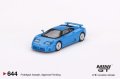 MINI GT 1/64 Bugatti EB110 GT Blue Bugatti (LHD)