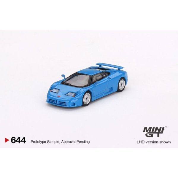 画像1: MINI GT 1/64 Bugatti EB110 GT Blue Bugatti (LHD)