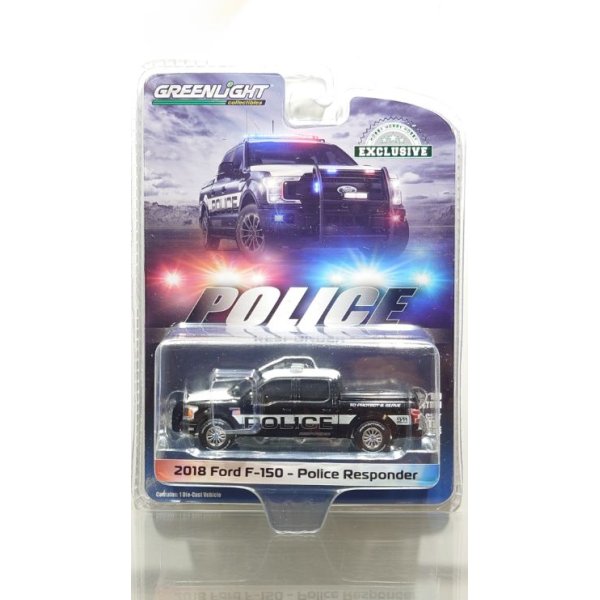 画像2: GREEN LiGHT EXCLUSIVE 1/64 2018 Ford F-150 Police Responder - To Protect & Serve