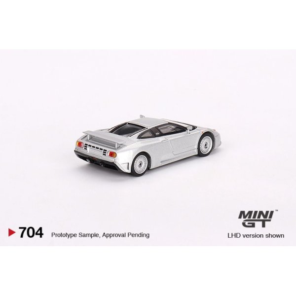 画像2: MINI GT 1/64 Bugatti EB110 GT Grigio Chiaro (LHD)