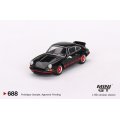 MINI GT 1/64 Porsche 911 Carrera RS 2.7 Black/Red Livery (RHD)