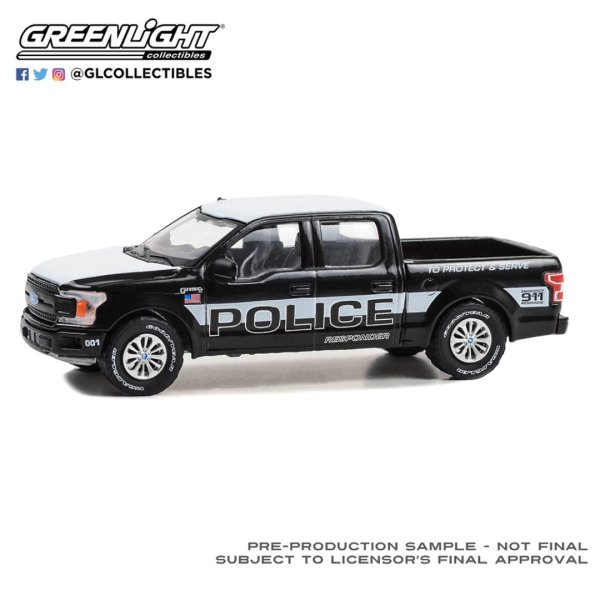 画像1: GREEN LiGHT EXCLUSIVE 1/64 2018 Ford F-150 Police Responder - To Protect & Serve