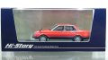 Hi Story 1/43 NISSAN BLUEBIRD 4DOOR SEDAN TURBO SSS-S (1983) Red/Black