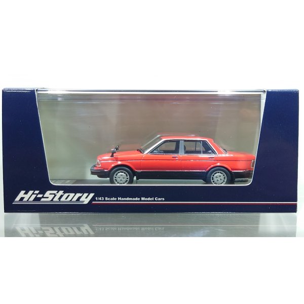 画像1: Hi Story 1/43 NISSAN BLUEBIRD 4DOOR SEDAN TURBO SSS-S (1983) Red/Black