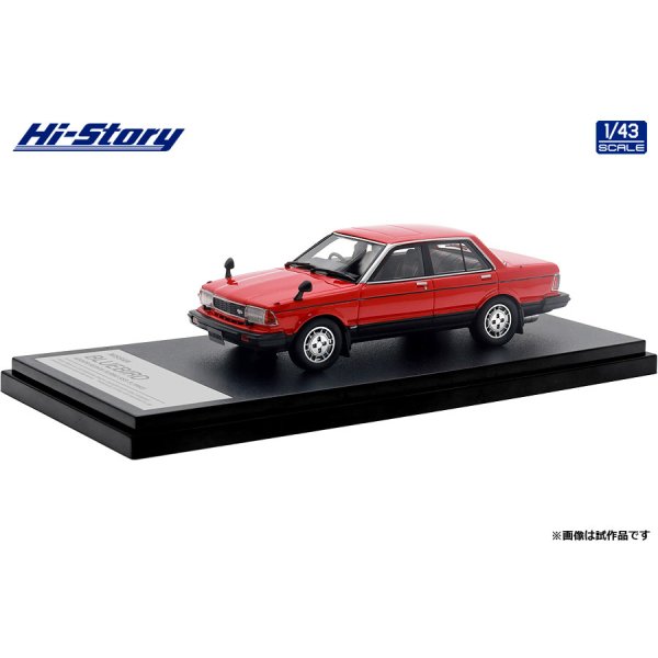 画像2: Hi Story 1/43 NISSAN BLUEBIRD 4DOOR SEDAN TURBO SSS-S (1983) Red/Black