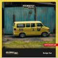 Tarmac Works 1/64 Dodge Van Yellow
