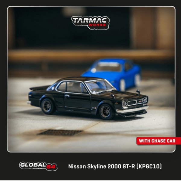 画像1: Tarmac Works 1/64 Nissan Skyline 2000 GT-R (KPGC10) Black