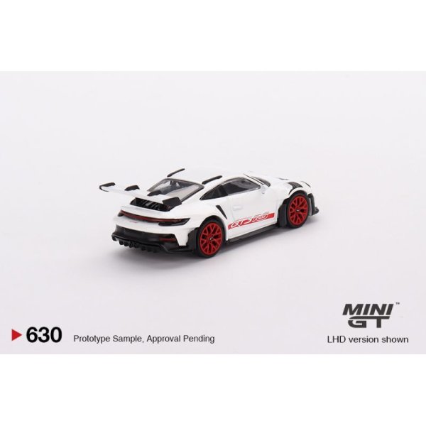 画像2: MINI GT 1/64 Porsche 911 (992) GT3 White/Pyro Red Accent Package (RHD)