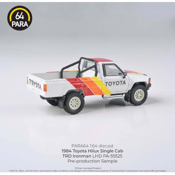 画像2: PARAGON 1/64 Toyota Hilux Single Cab 1984 TRD Ironman LHD