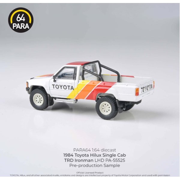 画像4: PARAGON 1/64 Toyota Hilux Single Cab 1984 TRD Ironman LHD