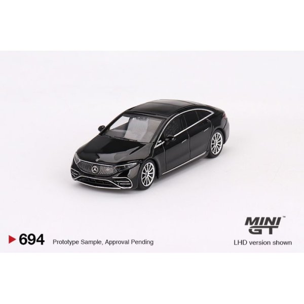 画像2: MINI GT 1/64 Mercedes-Benz EQS 580 4MATIC Black (RHD)