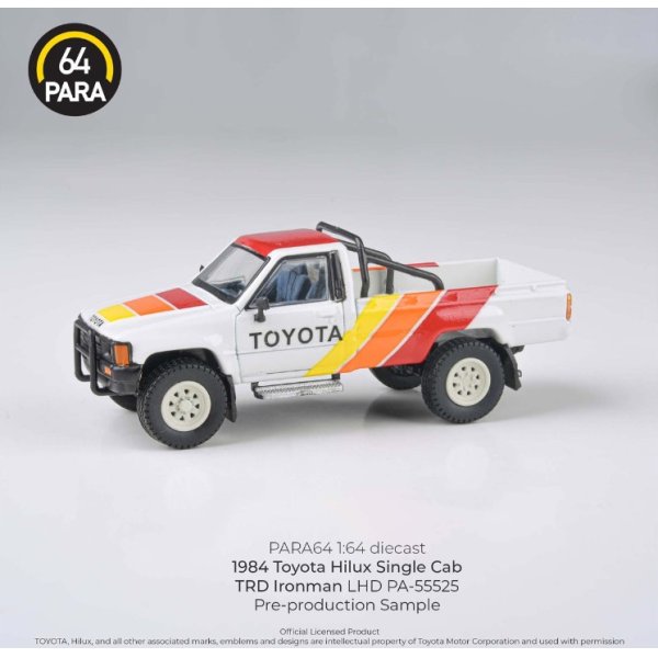 画像1: PARAGON 1/64 Toyota Hilux Single Cab 1984 TRD Ironman LHD