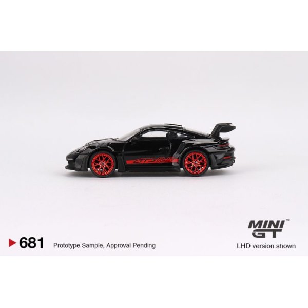 画像3: MINI GT 1/64 Porsche 911 (992) GT3 RS Black w/Pyro Red (LHD)