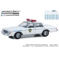GREEN LiGHT 1/64 Hot Pursuit - 1989 Chevrolet Caprice - NYPD Auxiliary with NYPD Squad Number Decal Sheet